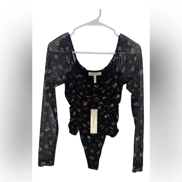 BCBGeneration Women’s Floral Print Bodysuit - Size XS​​ - Picture 2 of 2